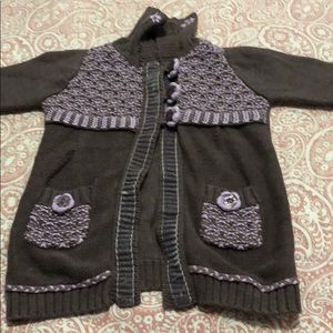 24 month savanha sweater button up.